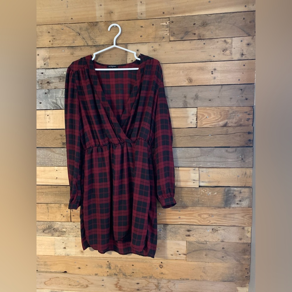 Plaid dress / Eclipse / M